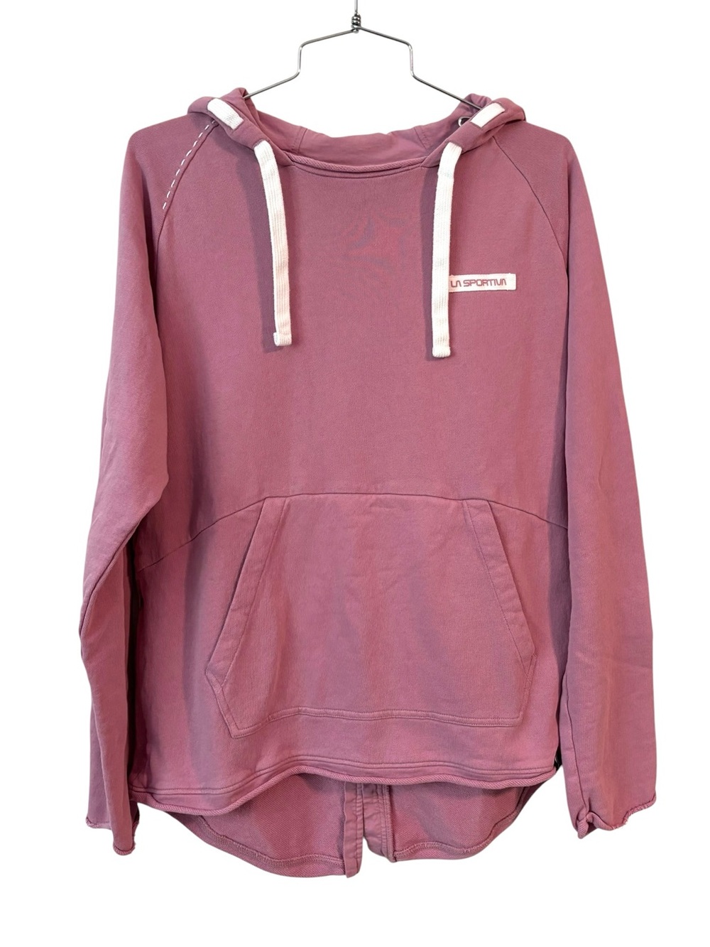 La Sportiva Organic Cotton Telendos Hoodie Pink Size XL Climbing Outdoors - Picture 3 of 6